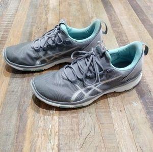Asics Training Gel Fit Sana Gray and Mint
